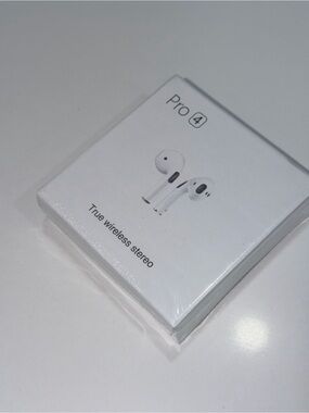 Pro 4 True Wireless Stereo Earbuds - White